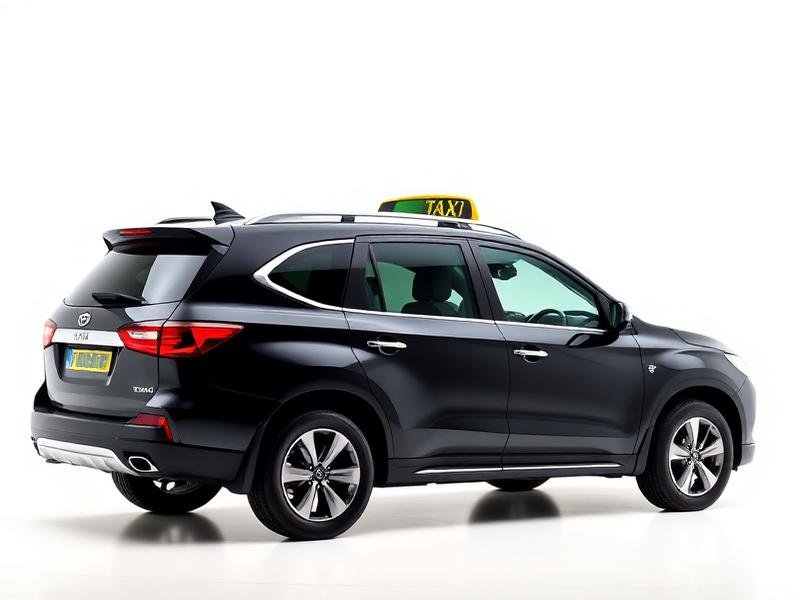 Black SUV taxi